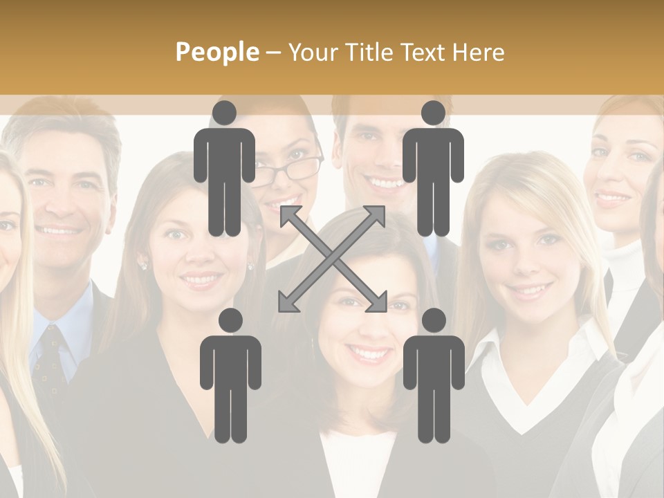 Education Employment Isolate PowerPoint Template