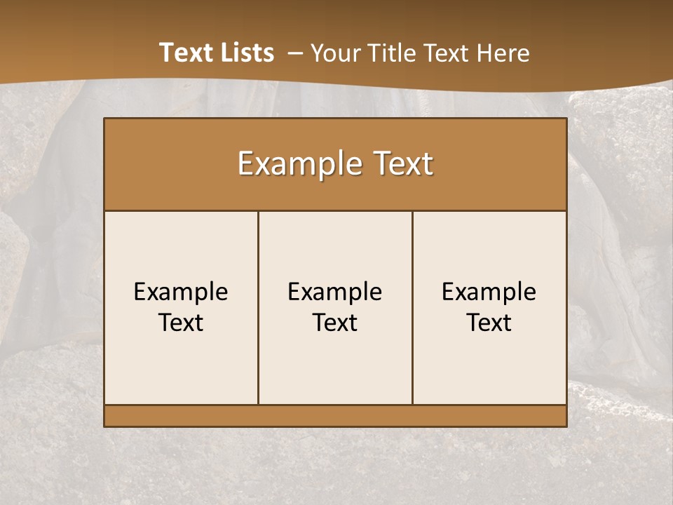 Greece Landscape Gate PowerPoint Template
