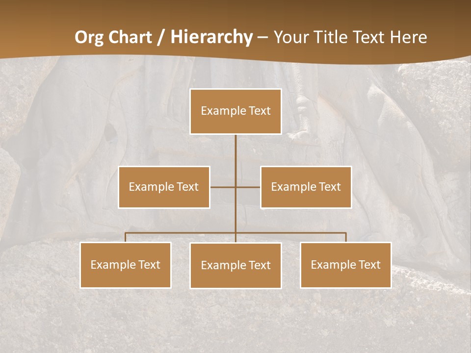 Greece Landscape Gate PowerPoint Template