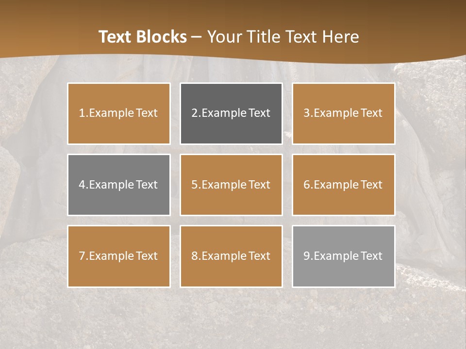 Greece Landscape Gate PowerPoint Template