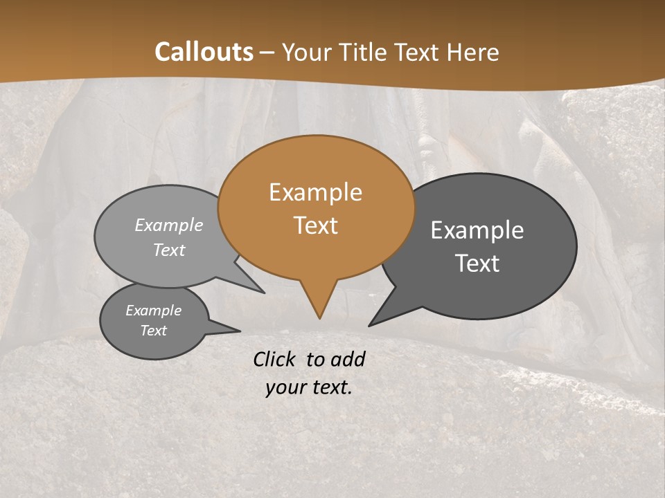 Greece Landscape Gate PowerPoint Template