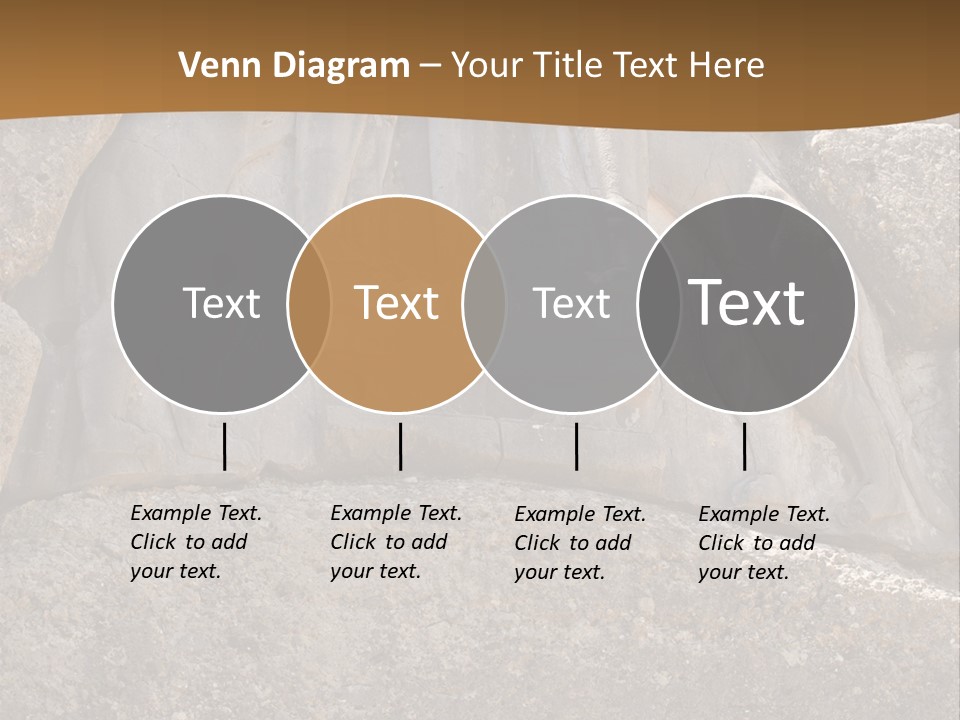 Greece Landscape Gate PowerPoint Template