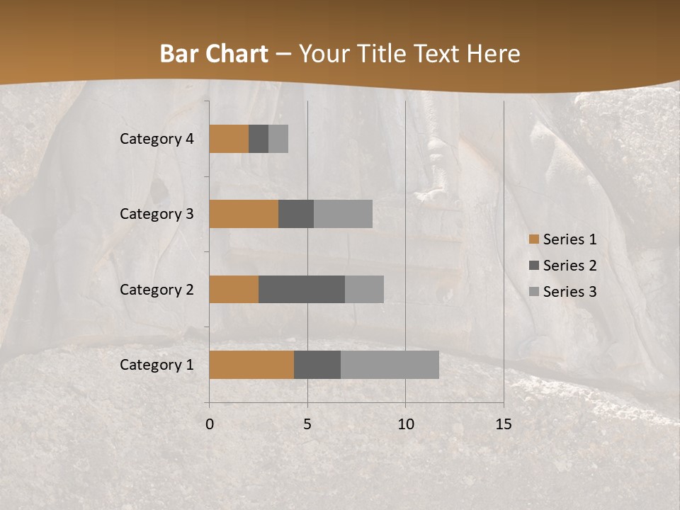 Greece Landscape Gate PowerPoint Template