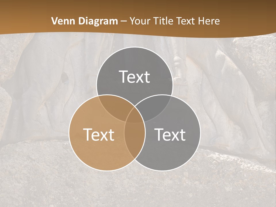 Greece Landscape Gate PowerPoint Template