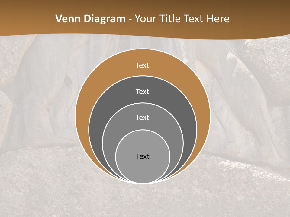 Greece Landscape Gate PowerPoint Template