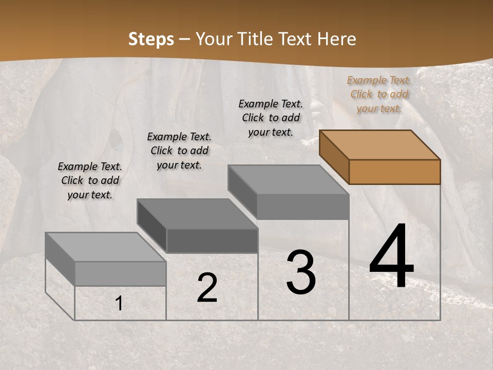 Greece Landscape Gate PowerPoint Template