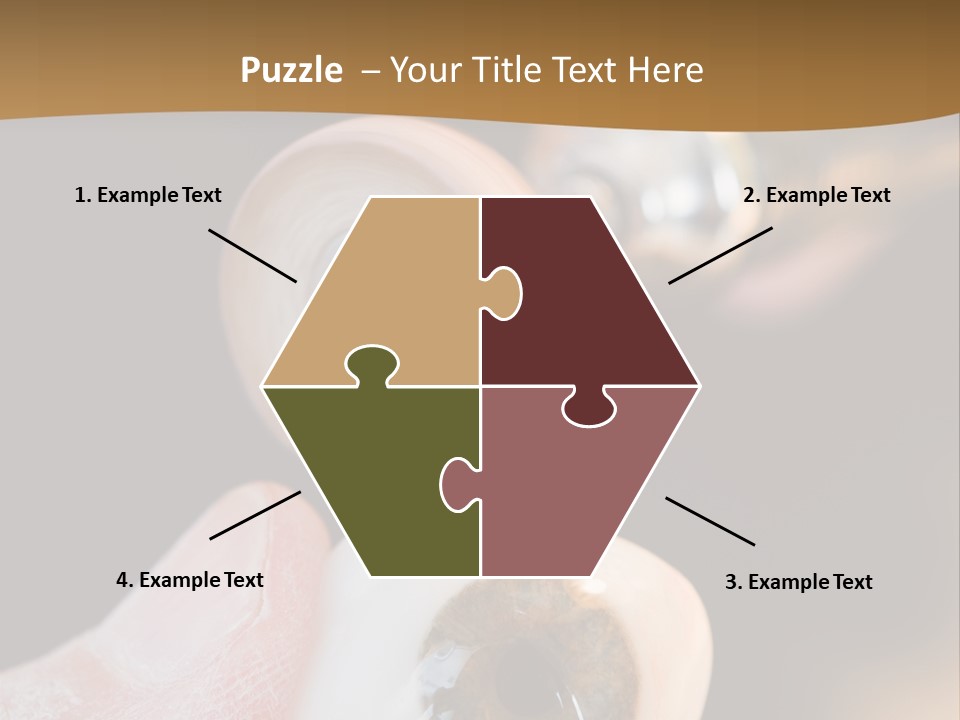 Artificial Men Equipment PowerPoint Template