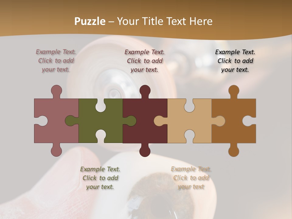 Artificial Men Equipment PowerPoint Template
