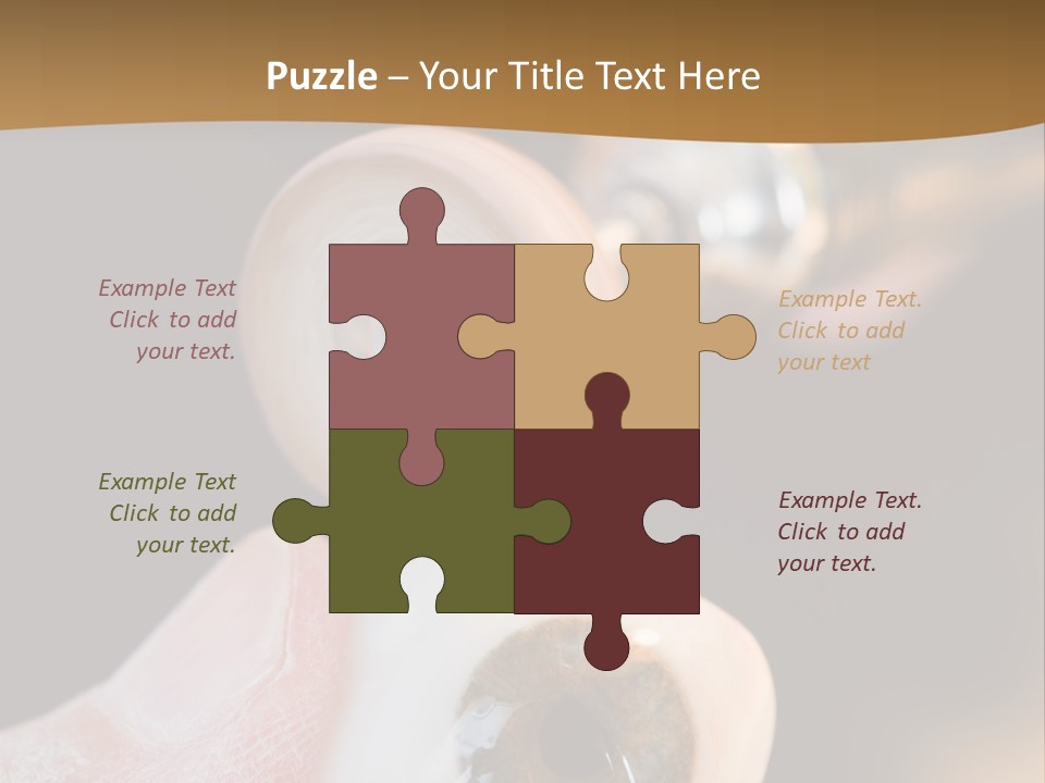 Artificial Men Equipment PowerPoint Template