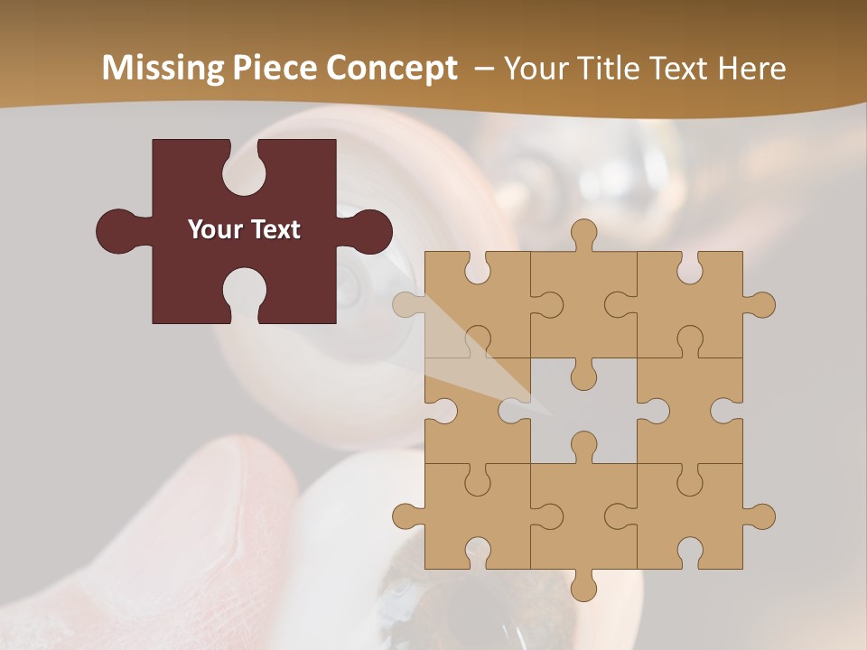 Artificial Men Equipment PowerPoint Template