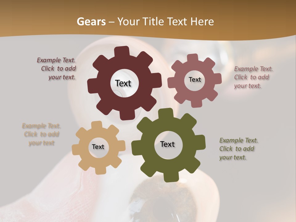 Artificial Men Equipment PowerPoint Template