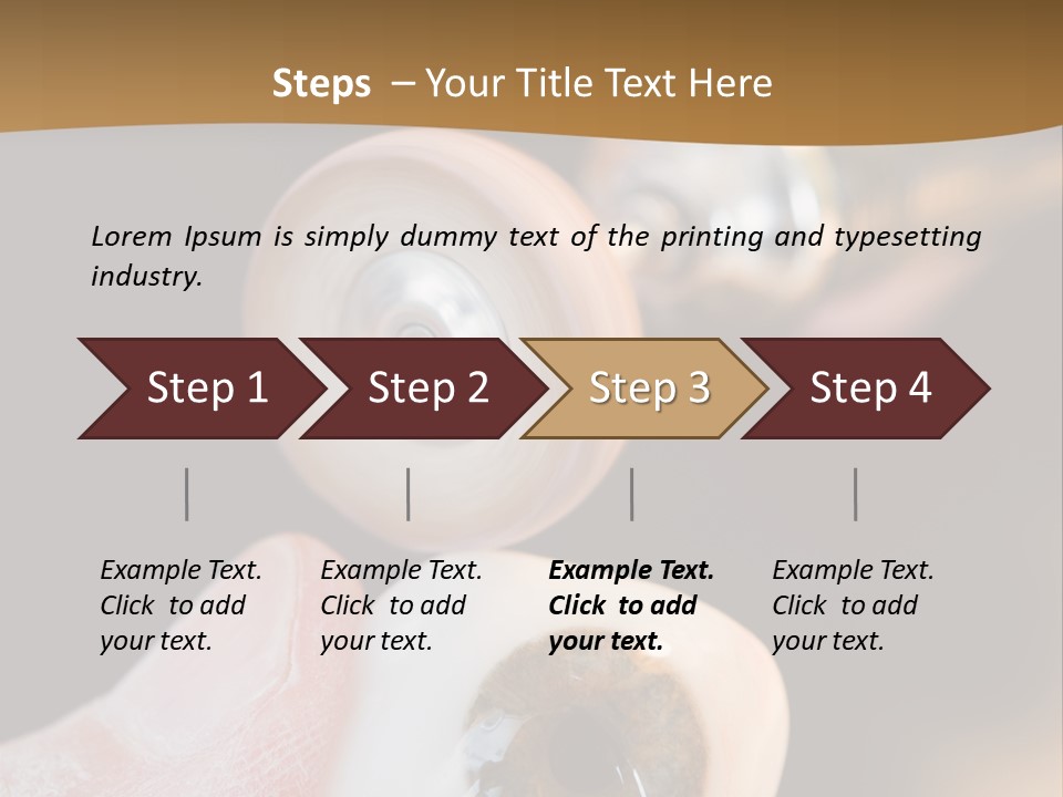 Artificial Men Equipment PowerPoint Template