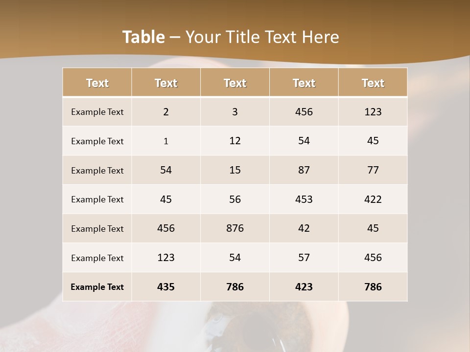 Artificial Men Equipment PowerPoint Template