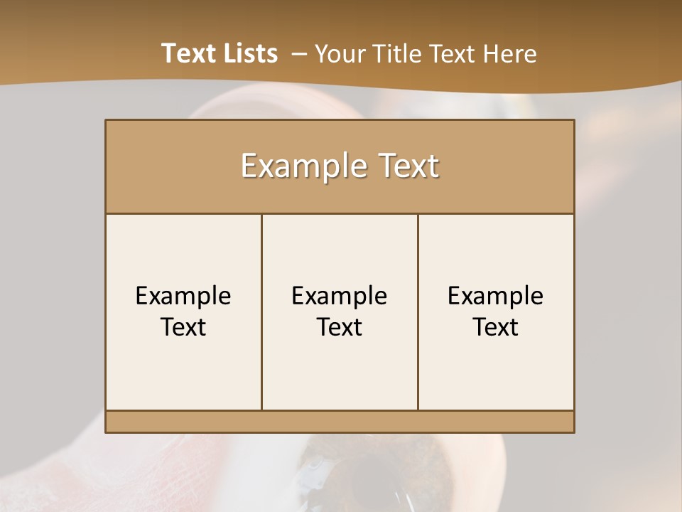 Artificial Men Equipment PowerPoint Template