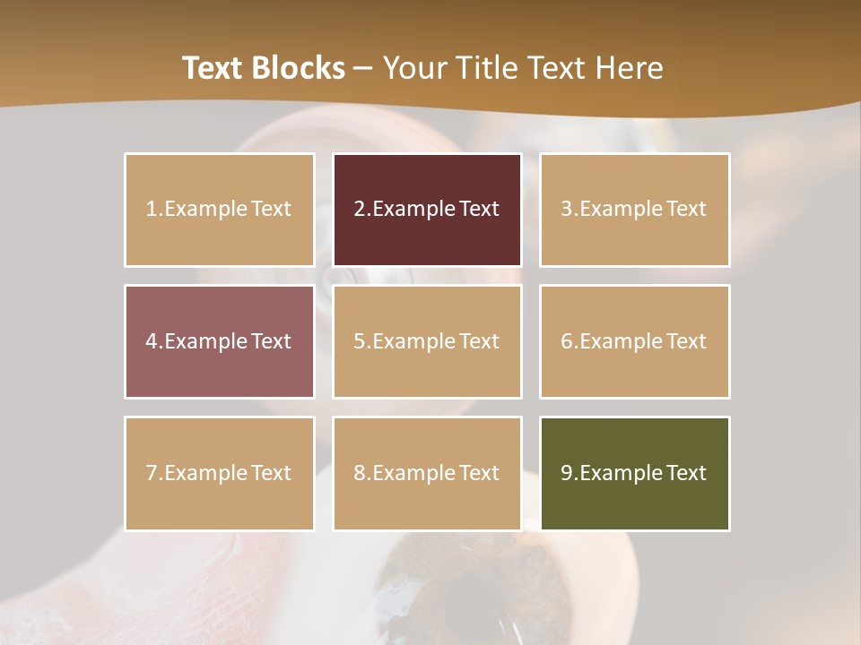 Artificial Men Equipment PowerPoint Template