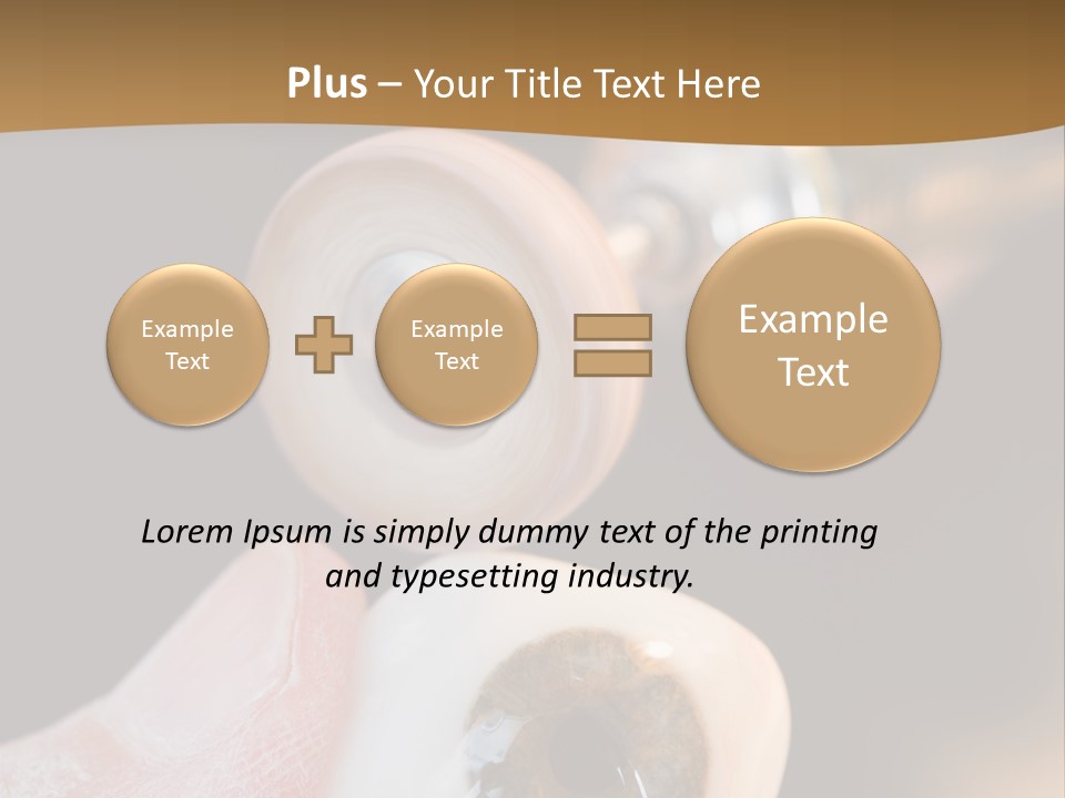 Artificial Men Equipment PowerPoint Template