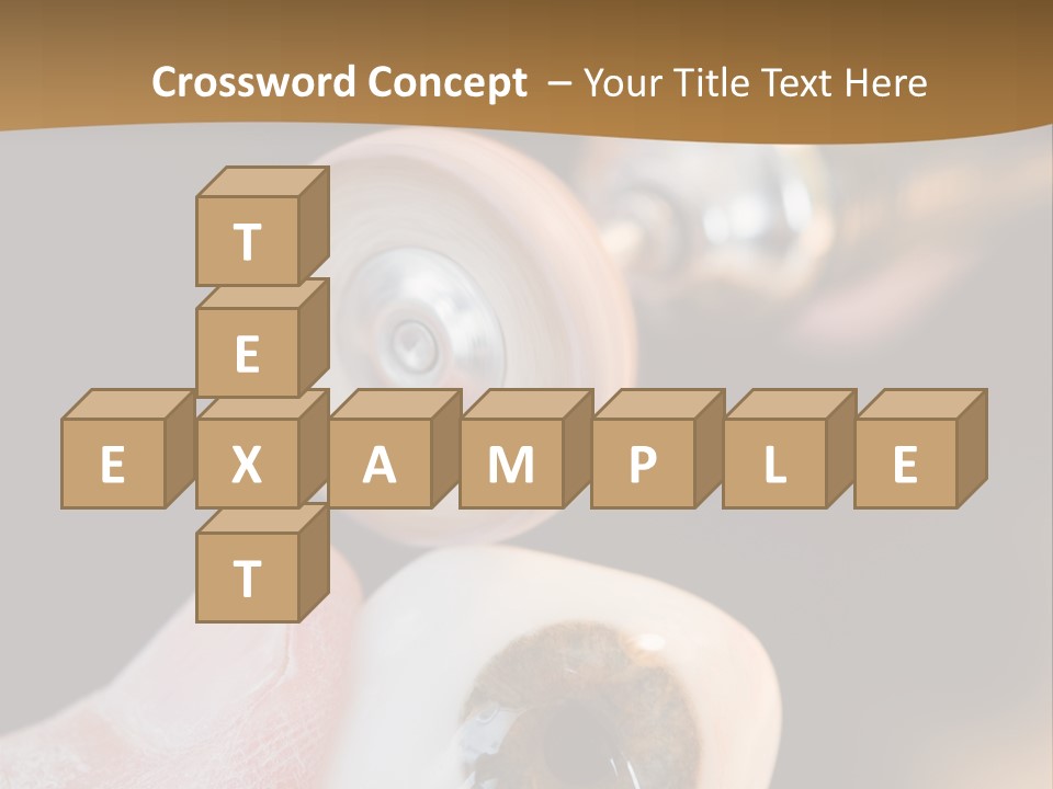 Artificial Men Equipment PowerPoint Template
