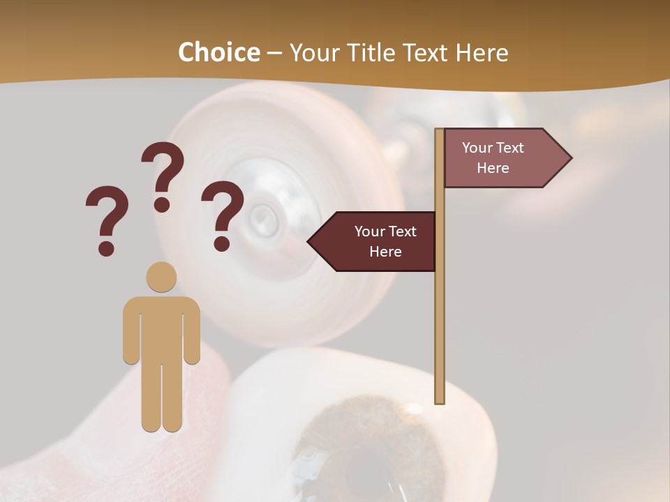 Artificial Men Equipment PowerPoint Template