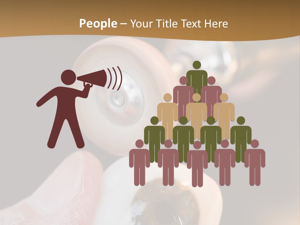 Artificial Men Equipment PowerPoint Template