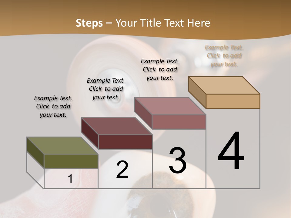 Artificial Men Equipment PowerPoint Template