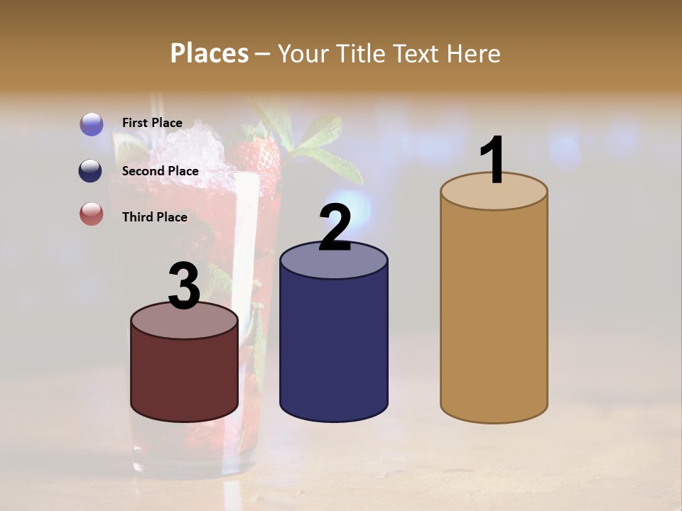 Refreshing Drink Mint PowerPoint Template