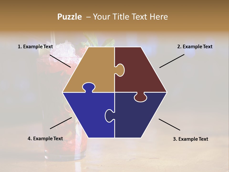 Refreshing Drink Mint PowerPoint Template