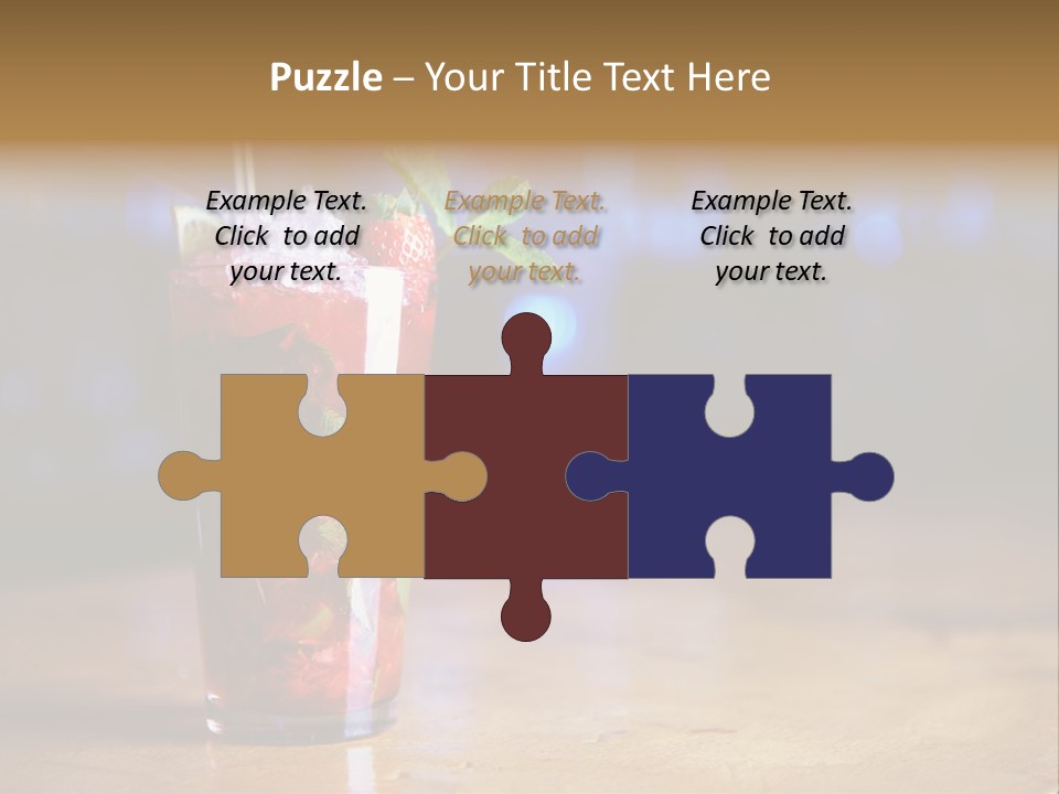 Refreshing Drink Mint PowerPoint Template