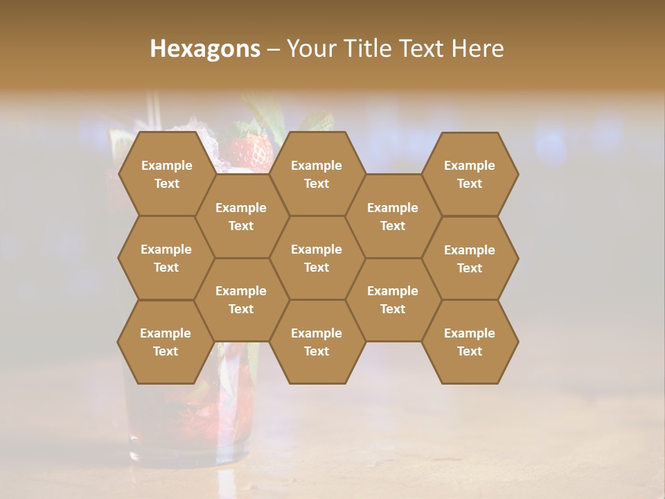 Refreshing Drink Mint PowerPoint Template