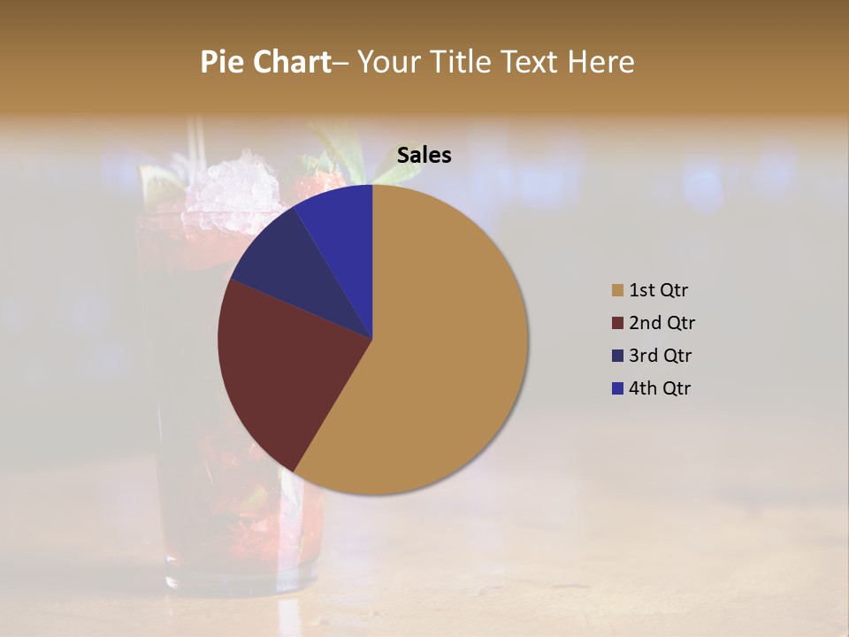 Refreshing Drink Mint PowerPoint Template