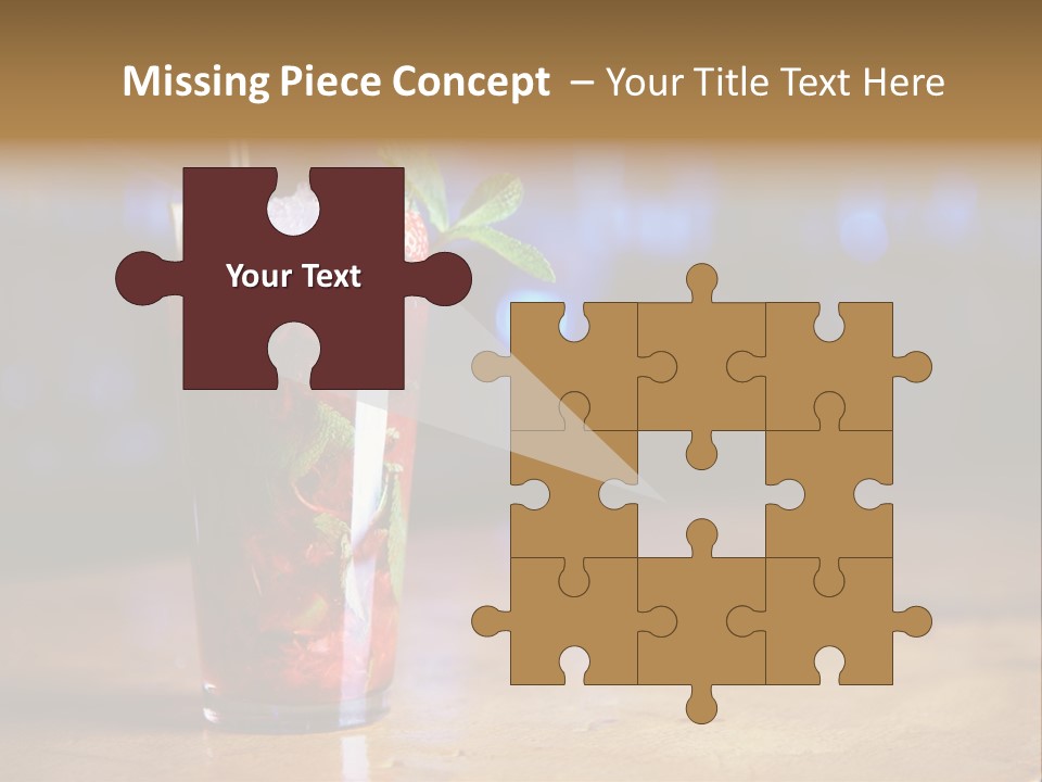 Refreshing Drink Mint PowerPoint Template