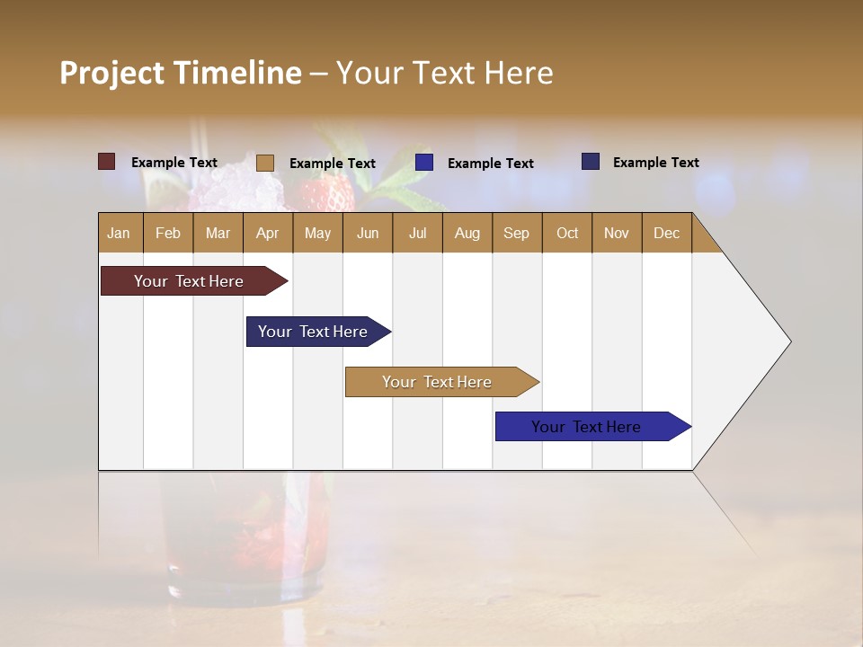 Refreshing Drink Mint PowerPoint Template
