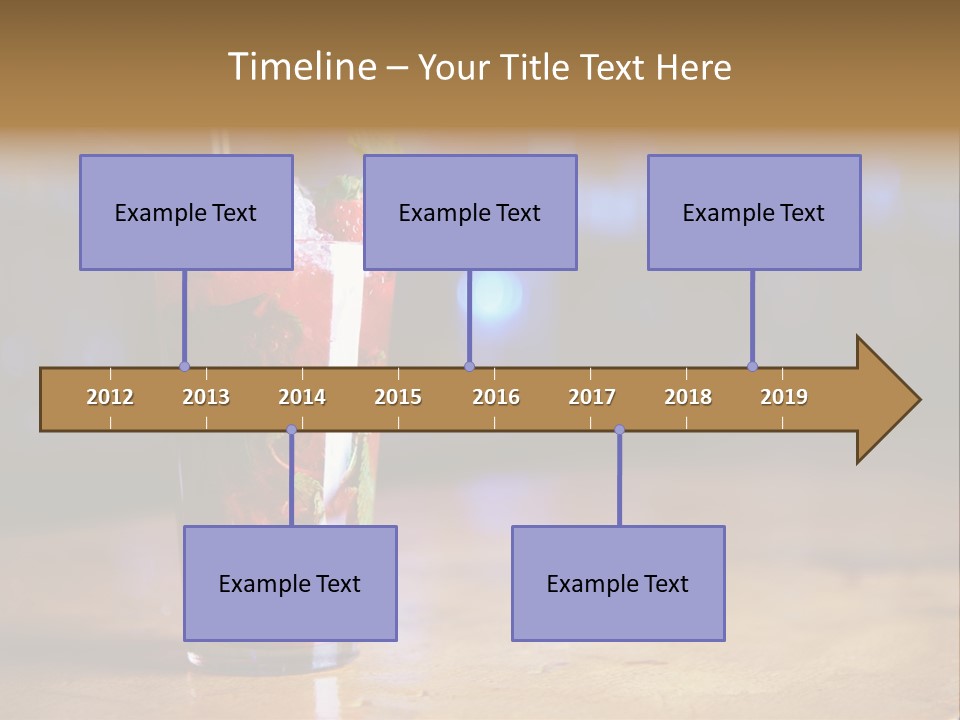 Refreshing Drink Mint PowerPoint Template