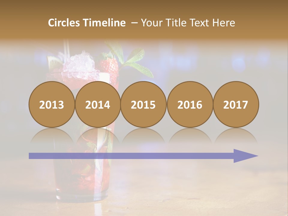 Refreshing Drink Mint PowerPoint Template