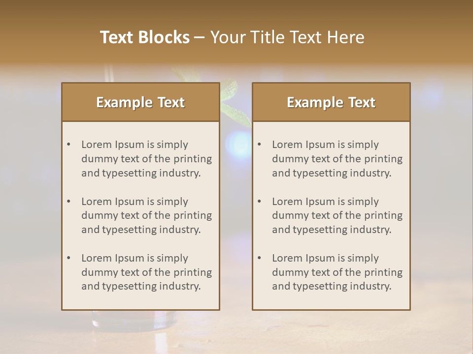 Refreshing Drink Mint PowerPoint Template