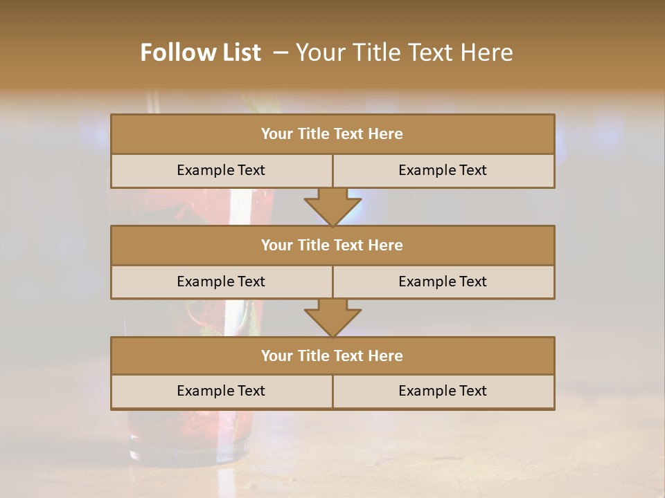 Refreshing Drink Mint PowerPoint Template