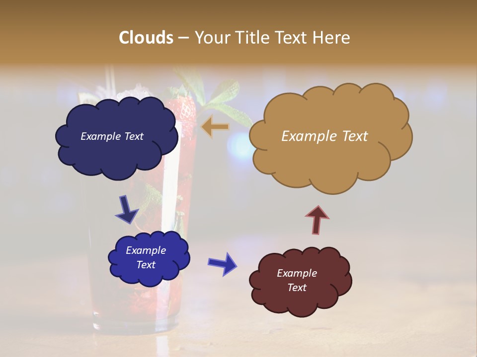 Refreshing Drink Mint PowerPoint Template