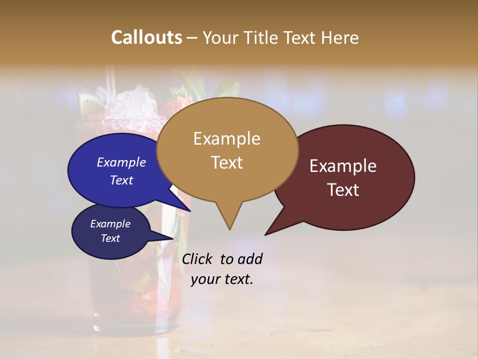 Refreshing Drink Mint PowerPoint Template
