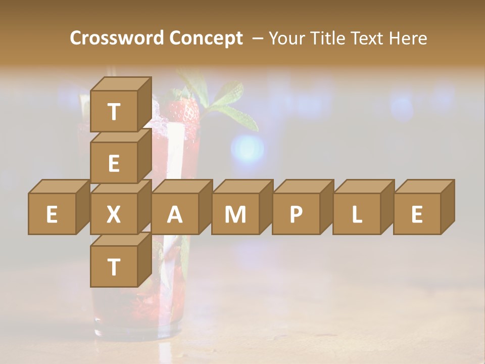Refreshing Drink Mint PowerPoint Template