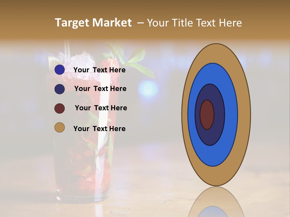 Refreshing Drink Mint PowerPoint Template