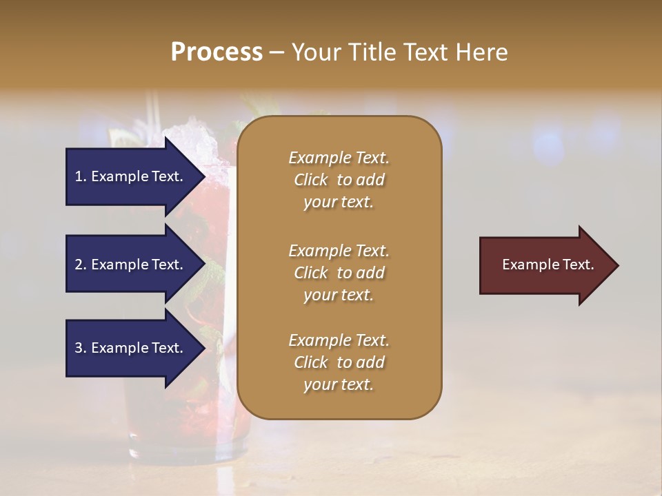 Refreshing Drink Mint PowerPoint Template