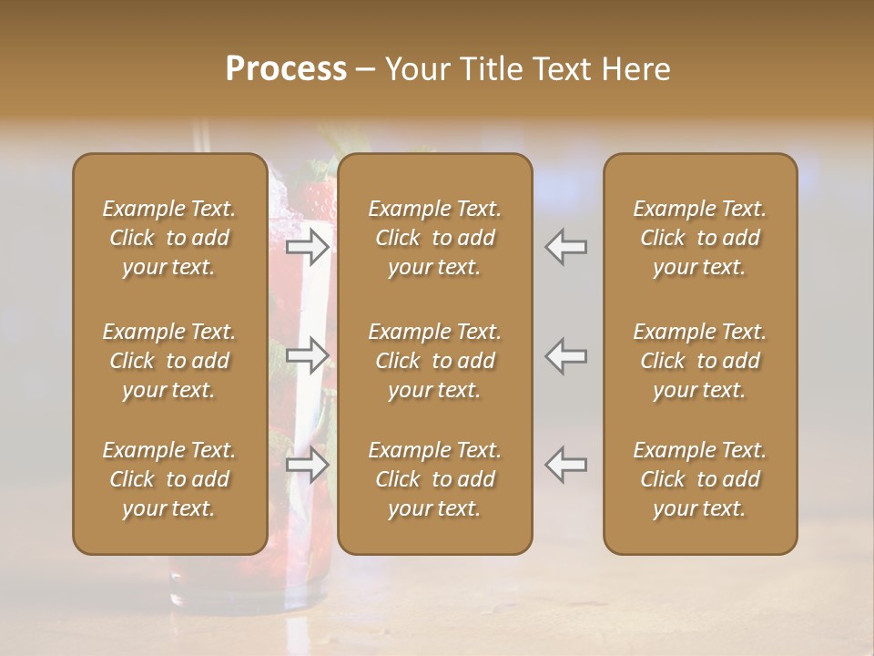 Refreshing Drink Mint PowerPoint Template