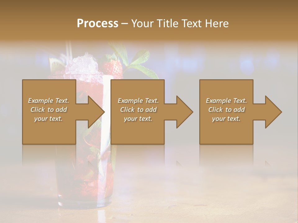 Refreshing Drink Mint PowerPoint Template