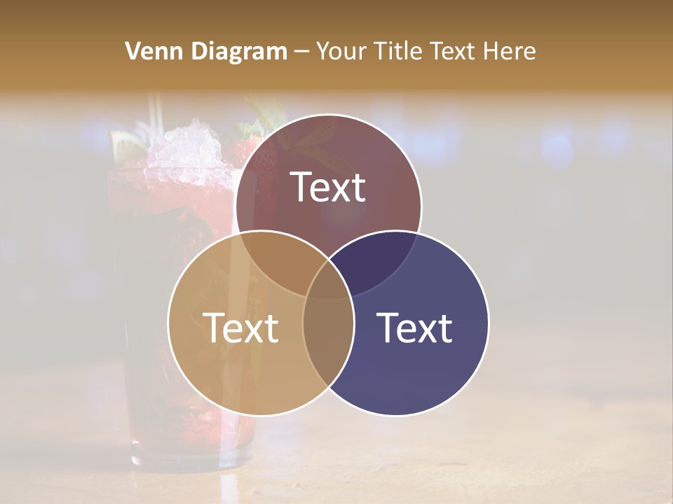 Refreshing Drink Mint PowerPoint Template