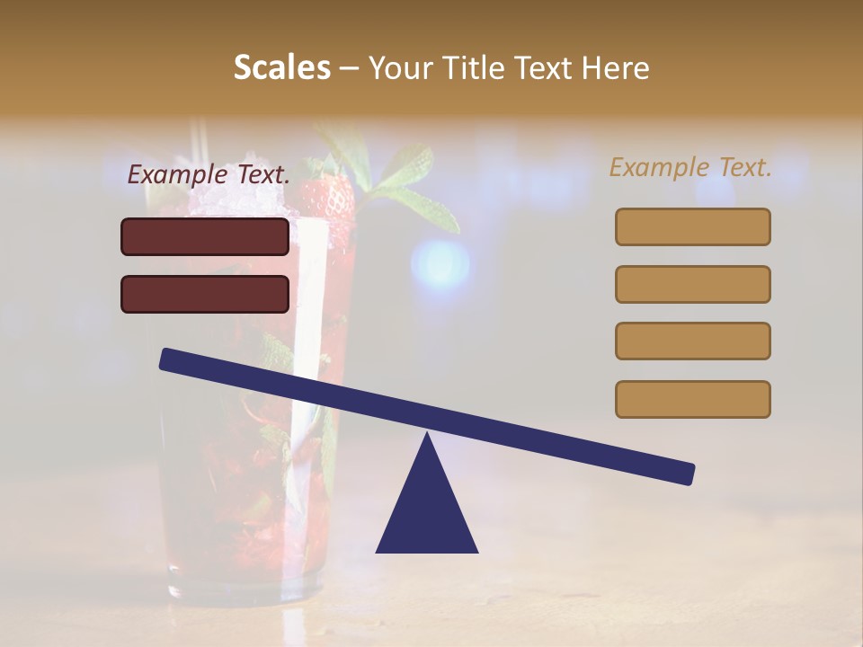 Refreshing Drink Mint PowerPoint Template