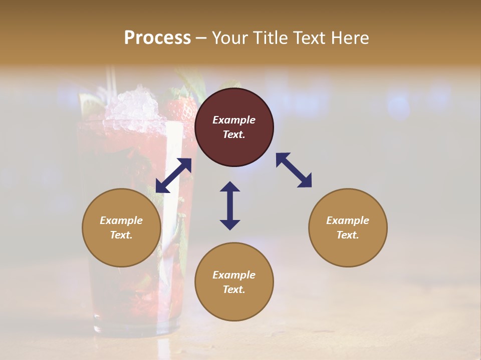 Refreshing Drink Mint PowerPoint Template