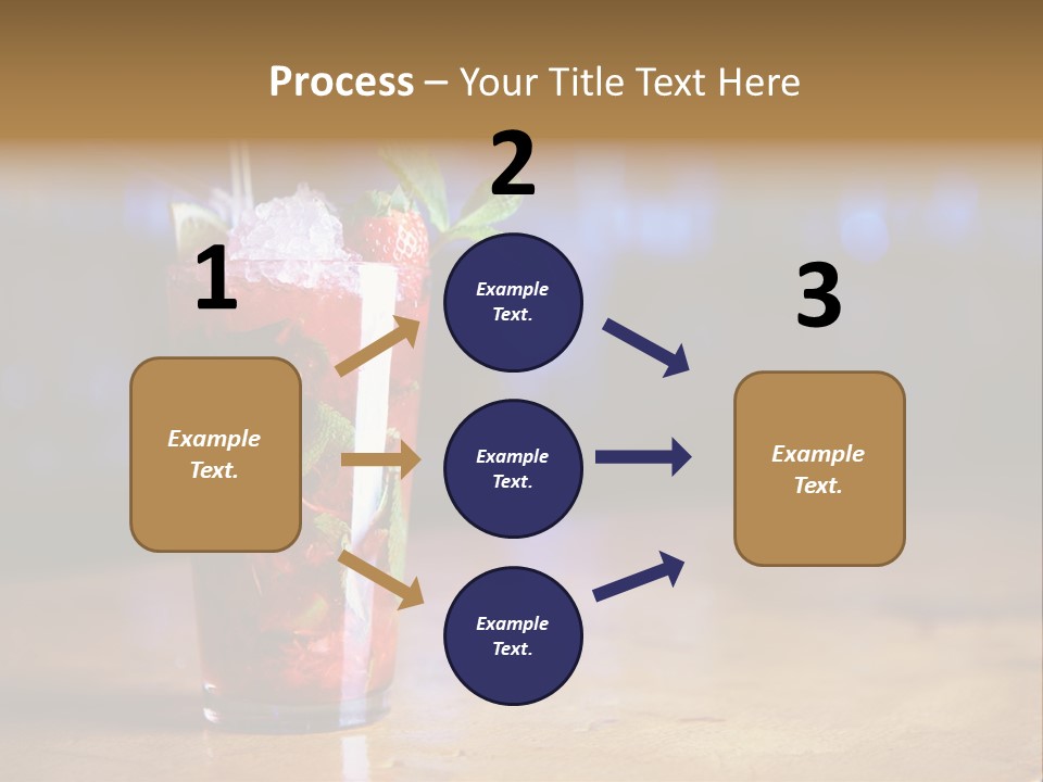 Refreshing Drink Mint PowerPoint Template