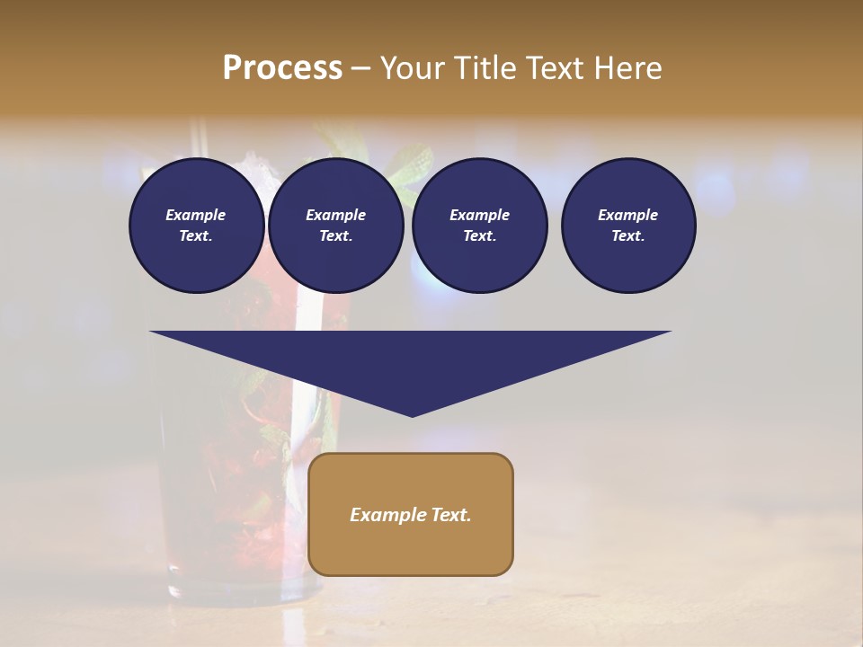 Refreshing Drink Mint PowerPoint Template