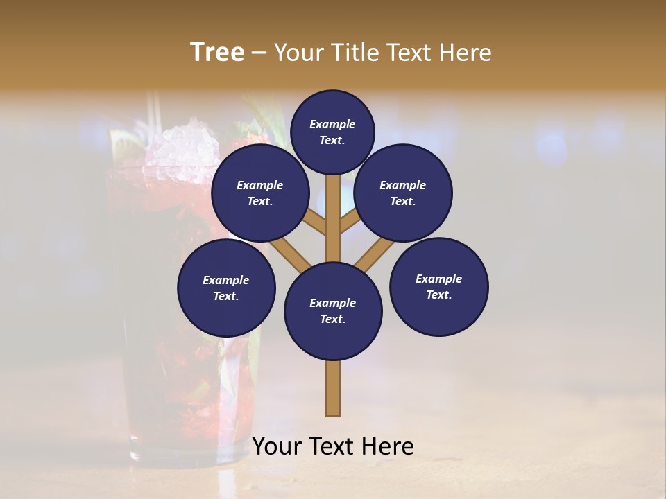 Refreshing Drink Mint PowerPoint Template