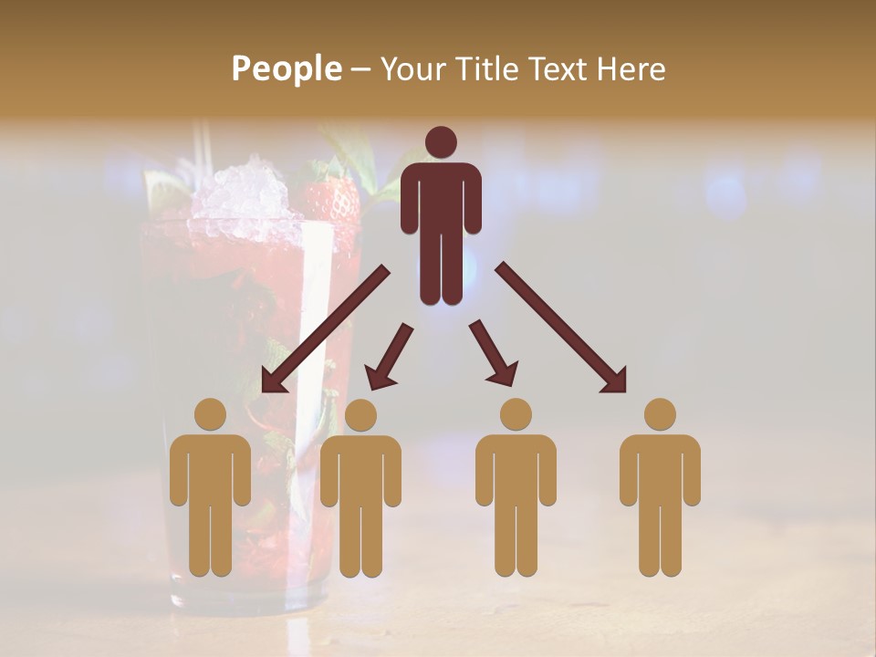 Refreshing Drink Mint PowerPoint Template