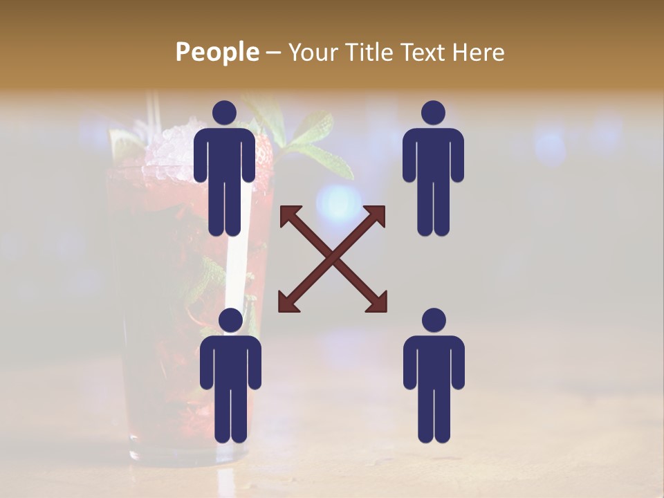 Refreshing Drink Mint PowerPoint Template